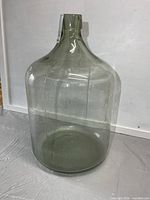 Full view of glass carboy showing overall shape and size