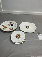 Group shot showing all six plates