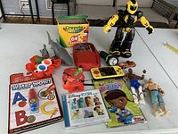 Group shot of all items on table