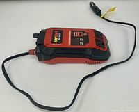 Top view showing EverStart branding, 500W rating, dual AC outlets, USB port