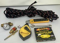 Group shot of all hardware items