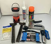 Overall group shot of all items in lot