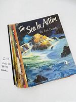 Stack of Walter T. Foster booklets top cover The Sea in Action visible
