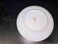 Underside mark of plate showing Noritake Japan Savannah 6456 backstamp