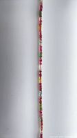 Full length of tourmaline bead strand