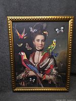 Full view of framed print showing artwork and frame