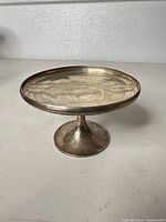 Side angled view of entire compote