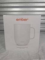 Front view of sealed Ember Temperature Control Mug 2 box