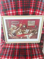 Full view of framed Coolidge print