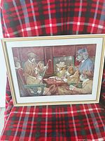 Front view of framed print showing artwork and frame