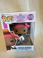 Front view of boxed Uncle Bobby Pop! #1176