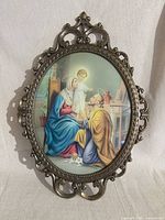 Front view showing full framed print