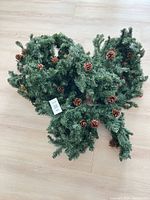 All three garland sections grouped, tag visible