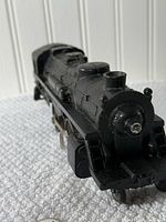 Front angle of Lionel 246 steam locomotive showing smokebox and boiler