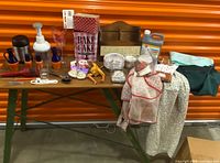 overview of all kitchen items on table