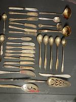 All pieces laid out showing quantity and variety