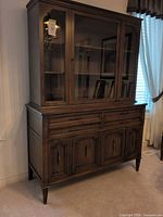 Front view of complete buffet and hutch