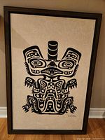 Full framed serigraph artwork