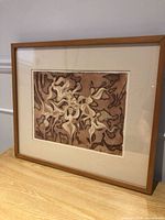 Framed print front view showing artwork and frame