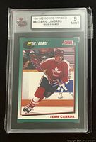 Front view of graded card showing player image and KSA grade label