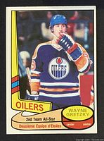 Front of Wayne Gretzky 1980-81 O-Pee-Chee #87 card