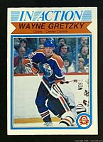 Front of Wayne Gretzky O-Pee-Chee #107 card