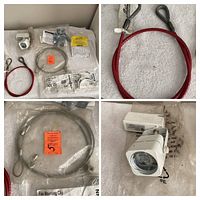 Overview of all items laid out on table