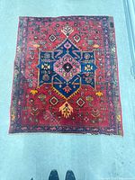 Full view of rug showing overall design and dimensions