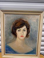 full view of framed portrait