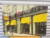 Front view of canvas print depicting D'Orsay restaurant facade