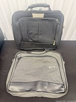 Both laptop bags front view