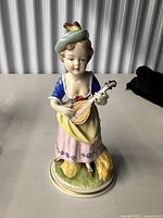 Full view of porcelain figurine front
