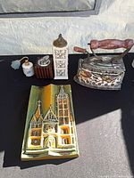 Group shot showing all five items together