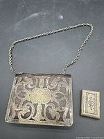 Purse wallet and sterling box full view