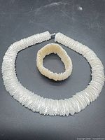 Necklace and bracelet full view