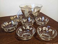 complete 7-piece bowl set displayed on tabletop