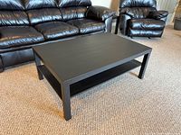 Full view of table front left angle