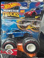 Front view of sealed Hot Wheels Monster Trucks Nissan Nismo chase vehicle