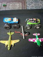 Group shot of all five vehicles