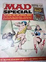 Front cover of MAD Special No.21 showing bonus insert notice
