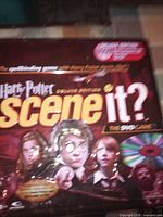 Front view of Scene It? Harry Potter Deluxe Edition box