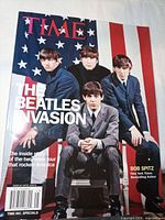 Front cover with Beatles portrait and title