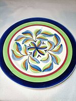 Full top view of the plate showing entire design