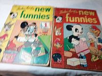 Two comic book covers side by side