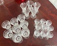 All stemware groups on tabletop