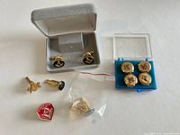 Group shot of all jewelry pieces in lot