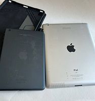 Front view showing two iPads and case