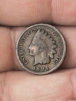 Obverse of 1894 Indian Head cent