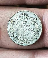 Reverse side showing crown, denomination, date 1930