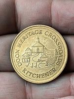 Reverse showing Doon Heritage Crossroads scene